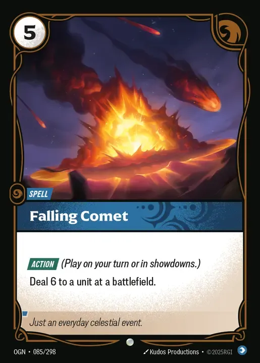Falling Comet