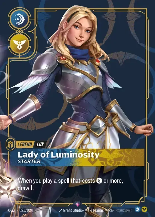 Lux Lady of Luminosity