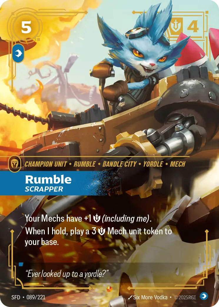 Mechanized Menace & Rumble, Scrapper Primary Champion 2