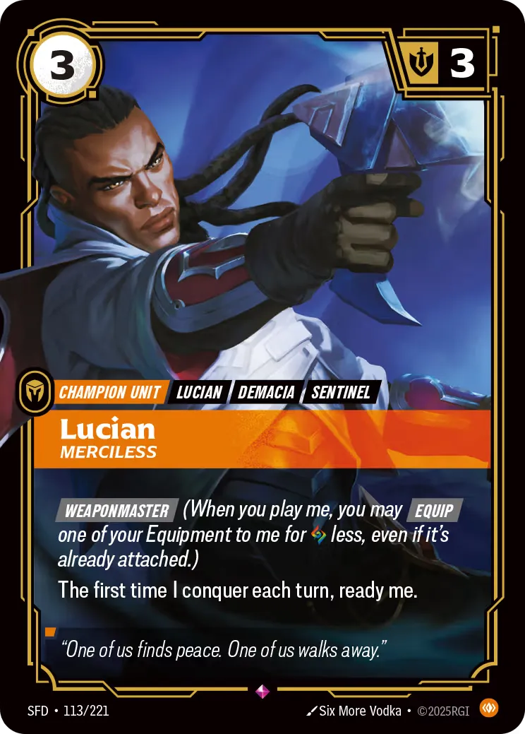 Purifier & Lucian, Merciless Primary Champion 2