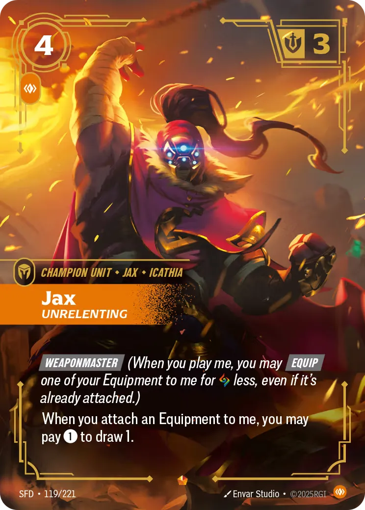 Grandmaster at Arms & Jax, Unrelenting Primary Champion 2