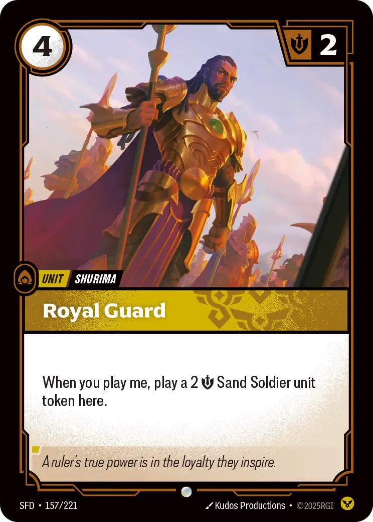 Royal Guard - Card Price, Stats and Details