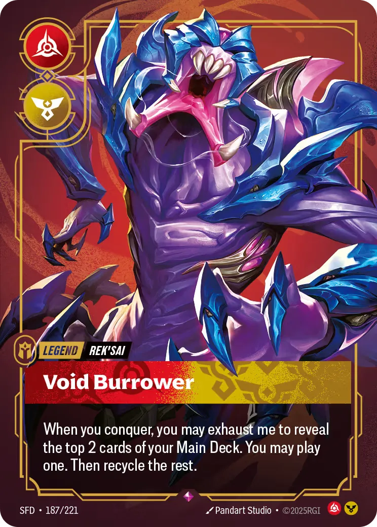 Void Burrower & Rek'Sai, Swarm Queen Primary Champion 1