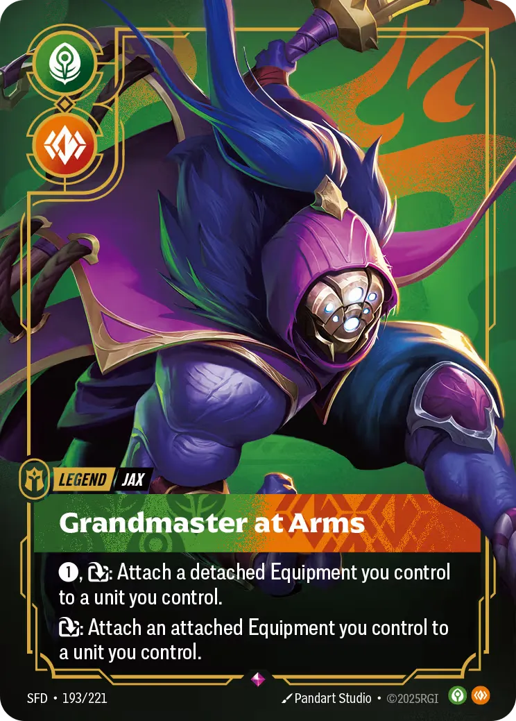 Grandmaster at Arms & Jax, Unrelenting Primary Champion 1
