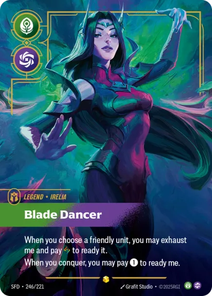 riftbound Card: Blade Dancer - Legendary Hero